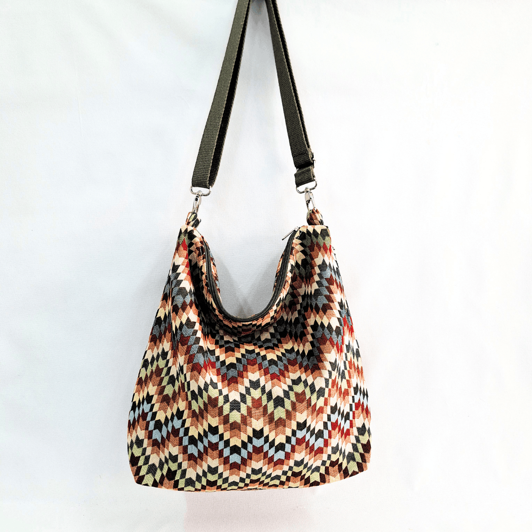 bolso de telaespiga colores Dunas Cristina Alba
