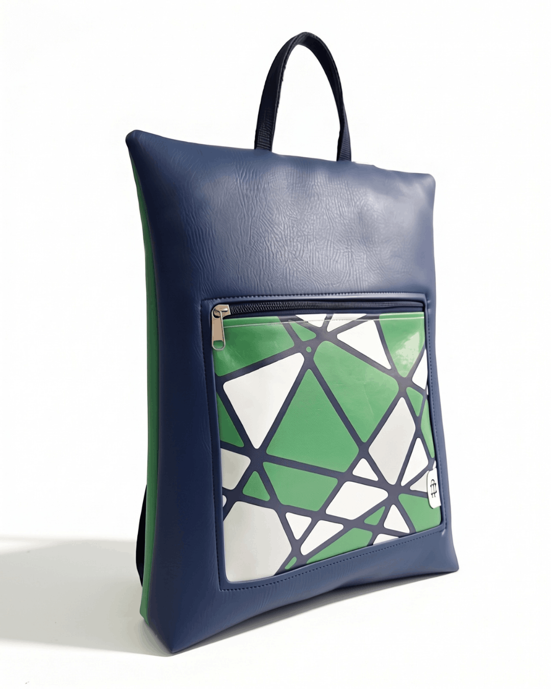 Mochila Antirrobo VÉRTIGO | Azul Marino y Verde Jade cristina-alba-mochila-mujer-antirrobo-30
