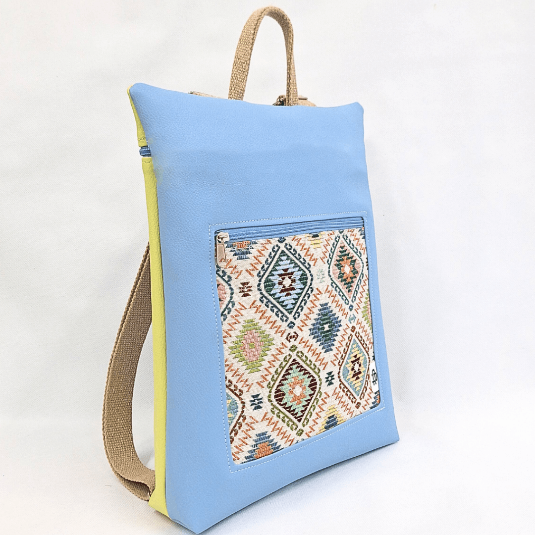 mochila-antirrobo-mujer-india-azul-celeste-amarillo-estampado-cristina-alba