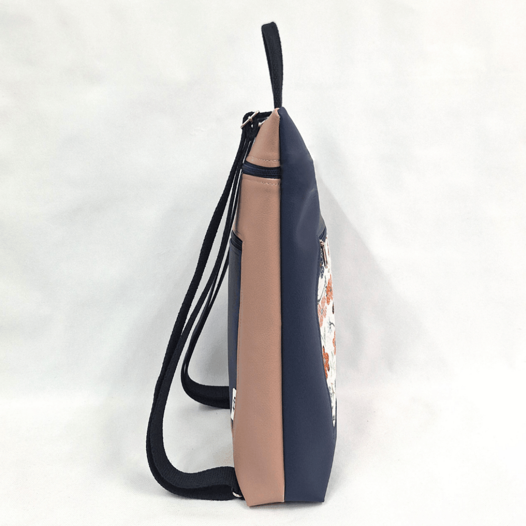 mochila-antirrobo-mujer-primavera-azul-marino-rosa-empolvado-plana-cristina-alba